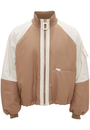 JW Anderson Sportjacke mit Kontrasteinsätzen - Nude