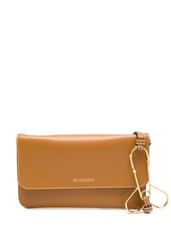 JW Anderson phone leather pouch bag - Braun