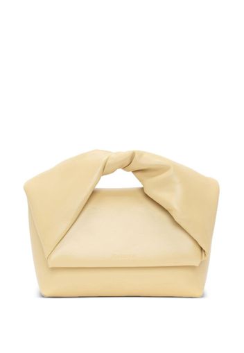 JW Anderson large Twister leather bag - Gelb