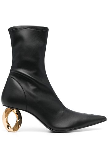 JW Anderson 70mm sculpted-heel ankle boots - Schwarz