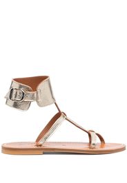 K. Jacques buckle-fastening leather sandals - Gold