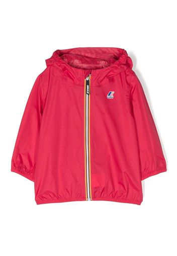 K Way Kids Le Vrai hooded zip jacket - Rot