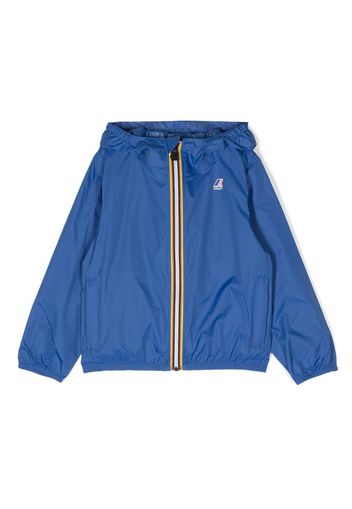 K Way Kids Le Vrai hooded zip jacket - Blau