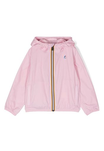 K Way Kids Le Vrai hooded zip jacket - Rosa