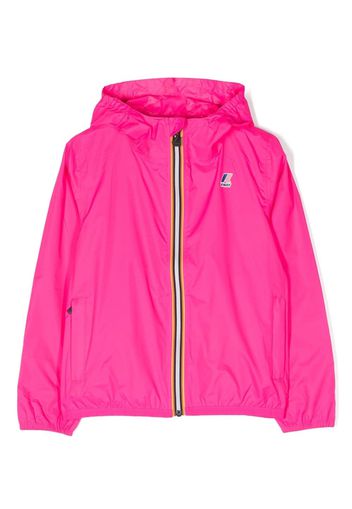 K Way Kids P. Le Vrai 3.0 Claude waterproof hooded jacket - Rosa