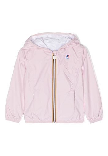 K Way Kids P. Lily Plus 2. Reversible hooded jacket - Rosa