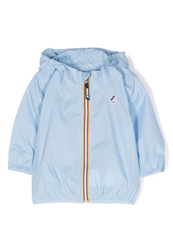 K Way Kids Le Vrai hooded zip jacket - Blau