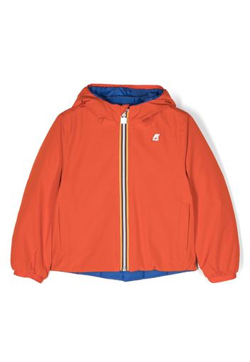 K Way Kids P. Le Vrai 3.0 Claude hooded jacket - Orange