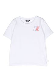 K Way Kids logo-print short sleeves T-shirt - Weiß