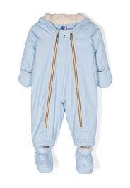 K Way Kids glove-sleeve zip-up tracksuit - Blau