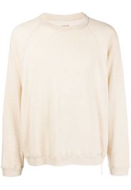 Kapital crew-neck cotton-blend sweatshirt - Nude