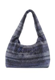 Kara crystal-embellished tote bag - Violett