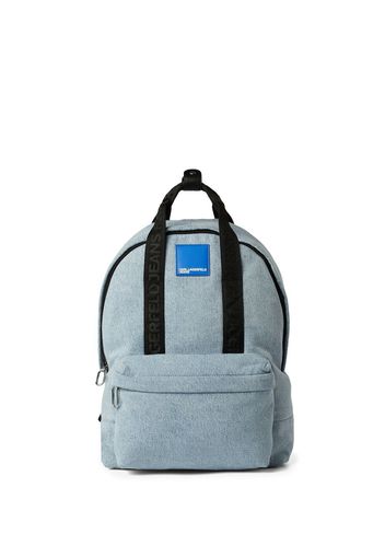 KARL LAGERFELD JEANS Rucksack mit Logo-Patch - Blau