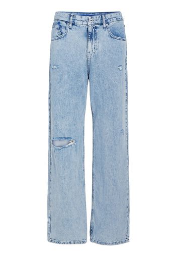 KARL LAGERFELD JEANS Jeans in Distressed-Optik - Blau