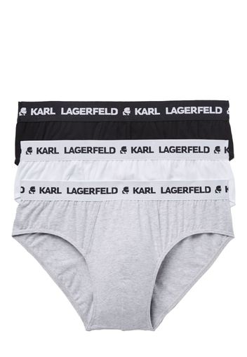 Karl Lagerfeld logo cotton boxer briefs - Schwarz