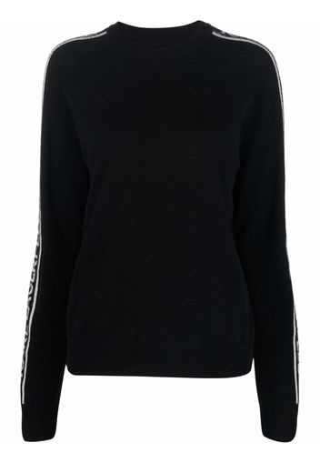 Karl Lagerfeld Sweatshirt aus Kaschmir - Schwarz
