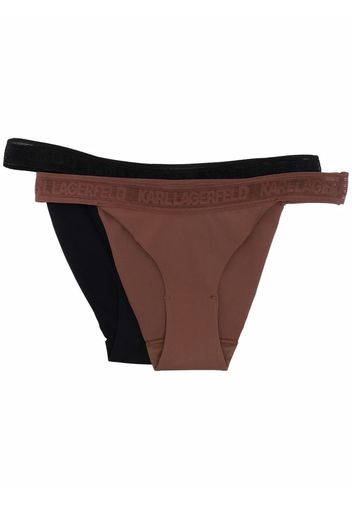 Karl Lagerfeld Tanga-Set - Schwarz