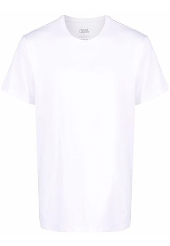 Karl Lagerfeld crew-neck short-sleeve T-shirt - Weiß