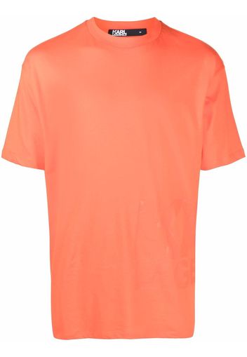 Karl Lagerfeld crew-neck T-shirt - Orange