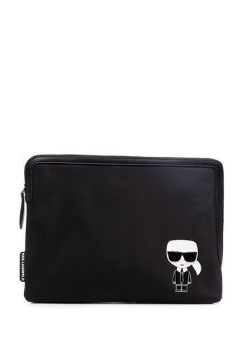 Karl Lagerfeld K/Ikonik laptop pouch - Schwarz