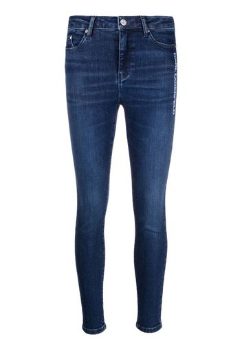 Karl Lagerfeld Halbhohe Skinny-Jeans - Blau