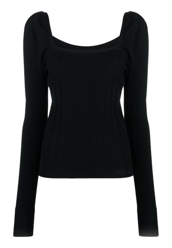 Karl Lagerfeld Leichter Pullover - Schwarz