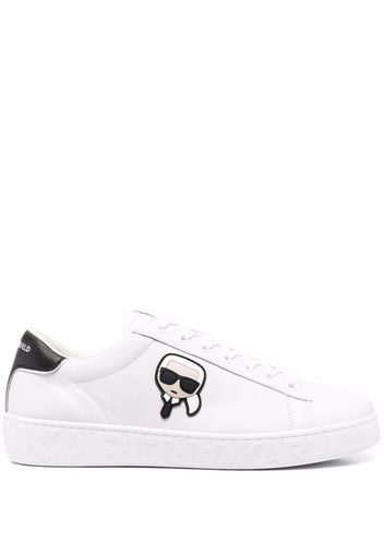 Karl Lagerfeld side logo-patch sneakers - Weiß