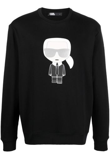 Karl Lagerfeld Ikonik Karl crew-neck sweatshirt - Schwarz