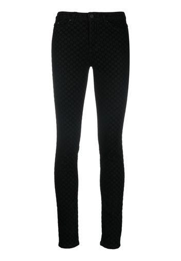 Karl Lagerfeld Skinny-Jeans mit Logo - Schwarz