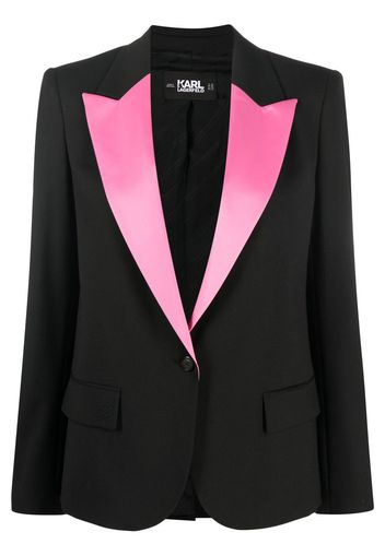 Karl Lagerfeld Einreihiger Blazer - Schwarz