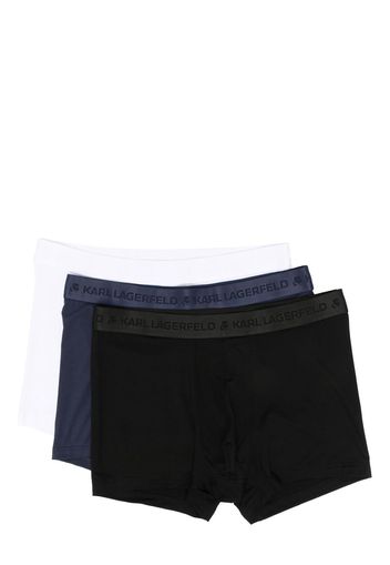 Karl Lagerfeld logo-waistband boxers (pack of 3) - Schwarz