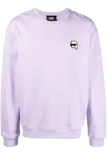 Karl Lagerfeld Ikonik 2.0 long-sleeve sweatshirt - Violett