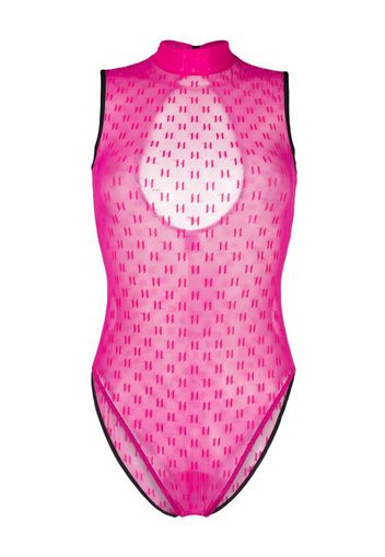 Karl Lagerfeld Body mit Monogramm - Rosa