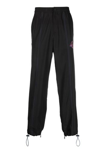 Karl Lagerfeld Athleisure straight-leg sweatpants - Schwarz