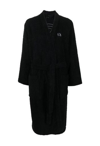 Karl Lagerfeld Ikonik 2.0 organic cotton-blend robe - Schwarz