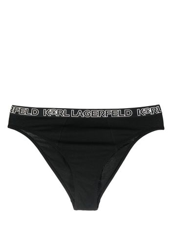 Karl Lagerfeld Ikonik 2.0 high rise briefs - Schwarz