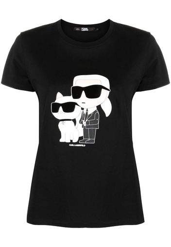 Karl Lagerfeld Ikonik 2.0 T-Shirt - Schwarz