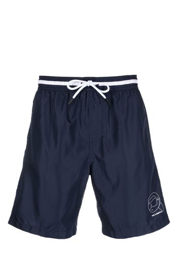 Karl Lagerfeld Ikonik 2.0 Boardshorts - Blau