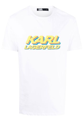 Karl Lagerfeld logo-print short-sleeve T-shirt - Weiß