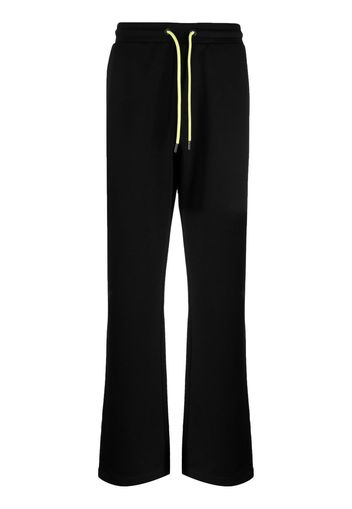 Karl Lagerfeld logo-tape detail track pants - Schwarz