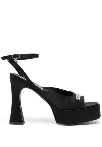 Karl Lagerfeld Lazula 120mm logo-engraved sandals - Schwarz