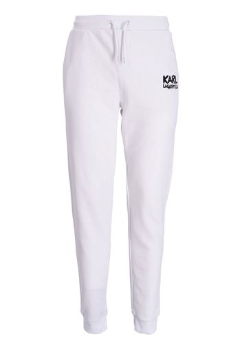 Karl Lagerfeld logo-print track pants - 10