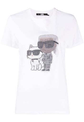 Karl Lagerfeld Ikonik 2.0 organic cotton T-shirt - Weiß