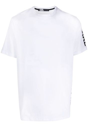 Karl Lagerfeld logo-print cotton T-shirt - Weiß