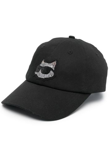 Karl Lagerfeld K/Ikonik Choupette Baseballkappe - Schwarz