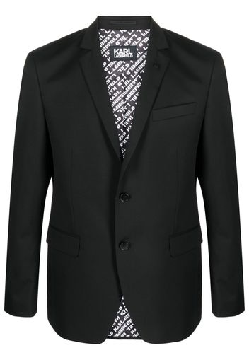 Karl Lagerfeld Clever single-breasted blazer - Schwarz