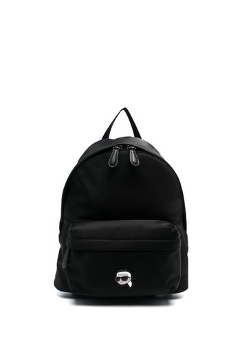 Karl Lagerfeld Rucksack mit Logo-Patch - Schwarz