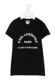 Karl Lagerfeld Kids T-Shirt mit Logo-Print - Schwarz