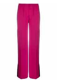 Karl Lagerfeld Taillenhose mit weitem Bein - Rosa