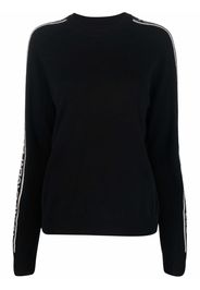 Karl Lagerfeld Sweatshirt aus Kaschmir - Schwarz